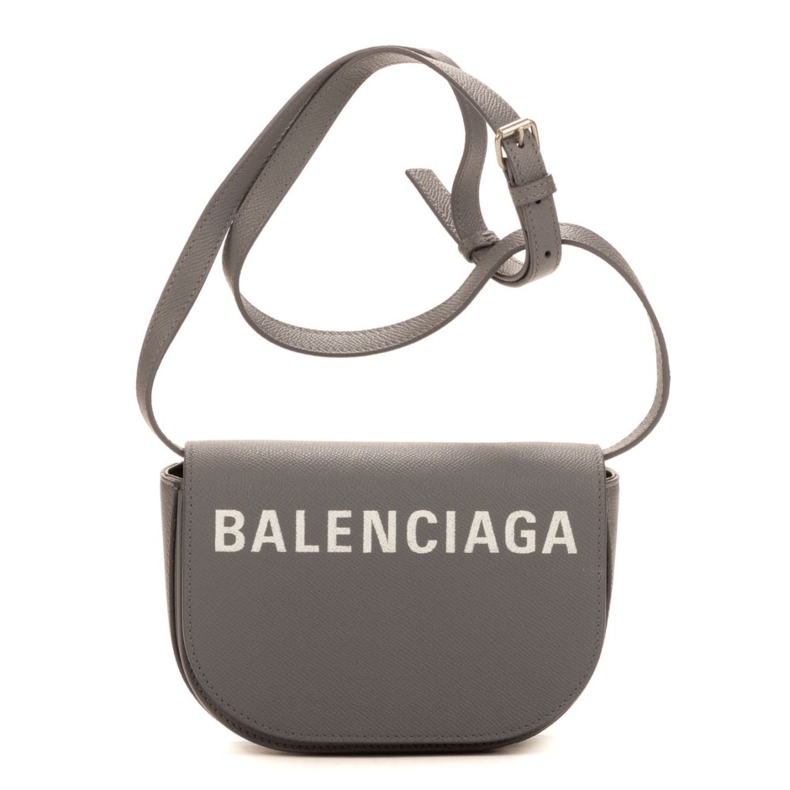 Balenciaga XS Ville Day en Gris Du cuir de veau main product photo