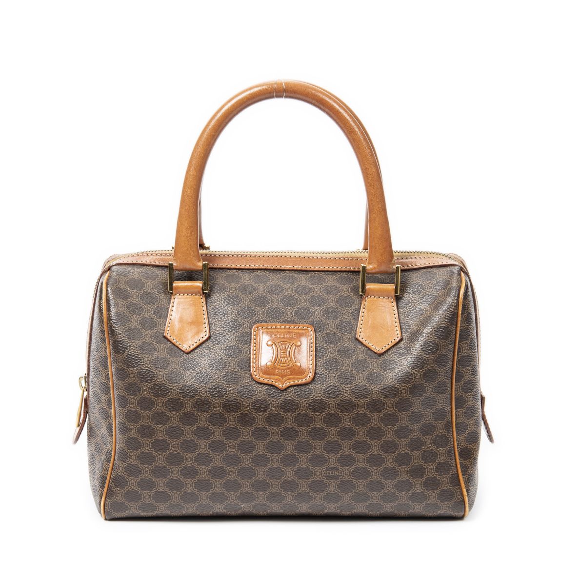 Celine Vintage Mini Boston en Marron main product photo