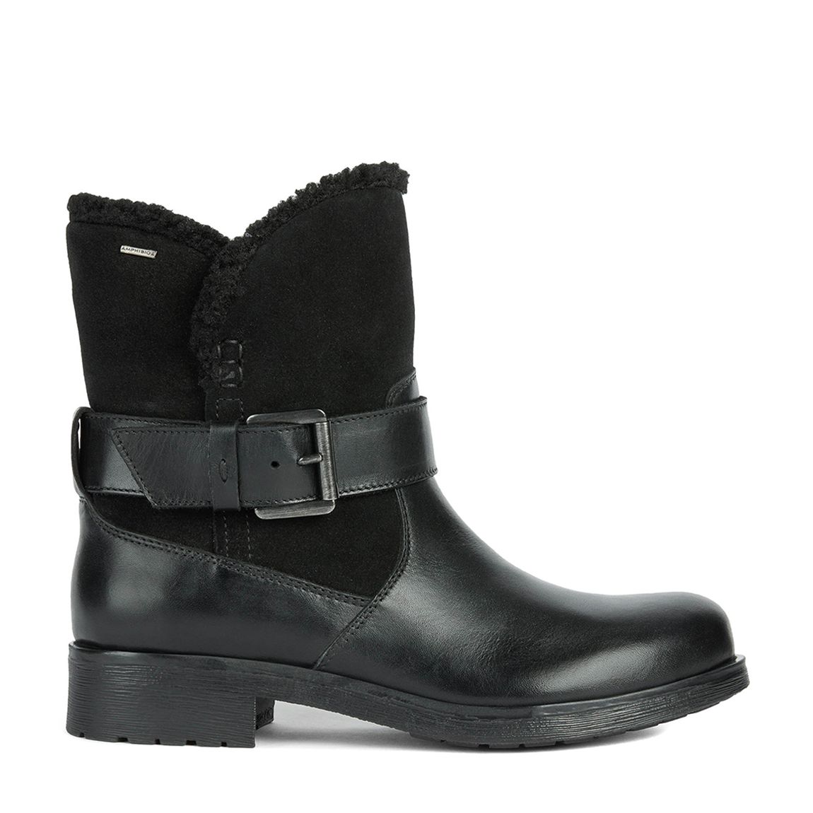 Botte De Cheville Rawelle En Daim Noir main product photo