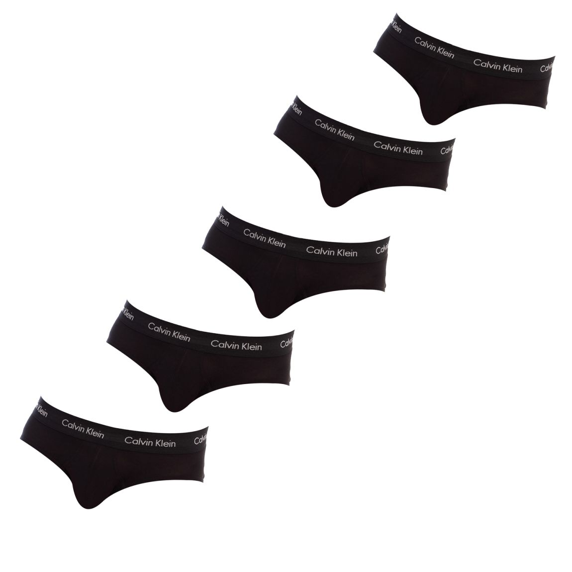 Lot de 5 slips en coton extensible NB2876A pour homme main product photo