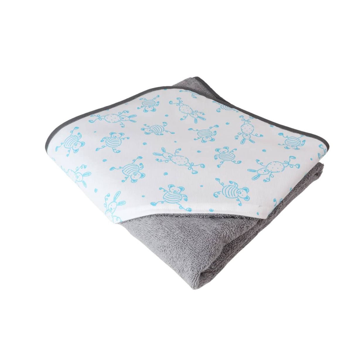 Cape de bain bébé coton éponge TOURNICOQUIN main product photo