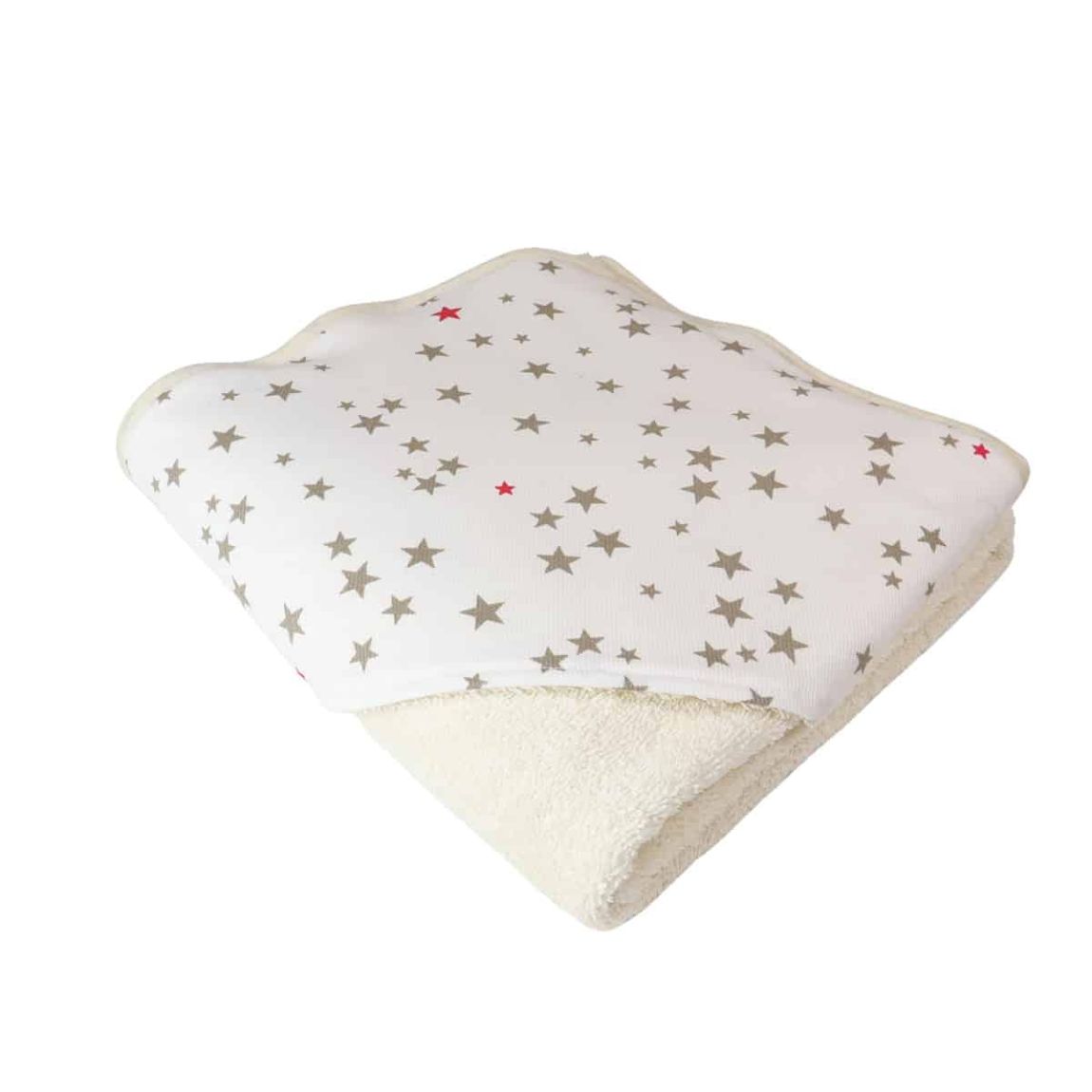 Cape de bain bébé coton éponge ÉTOILE main product photo