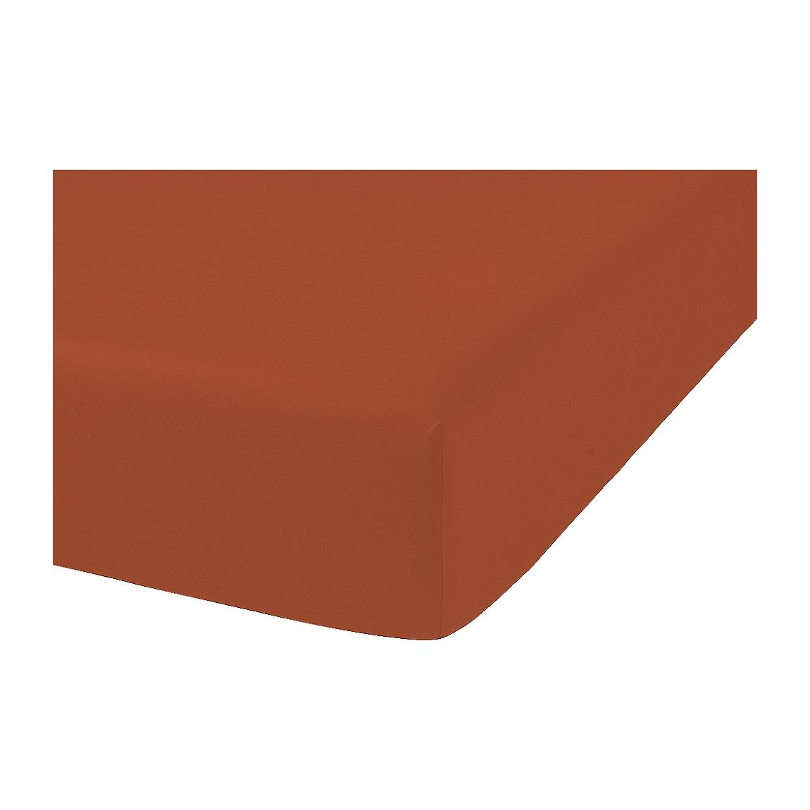 Drap Housse 100% Coton Terracotta main product photo