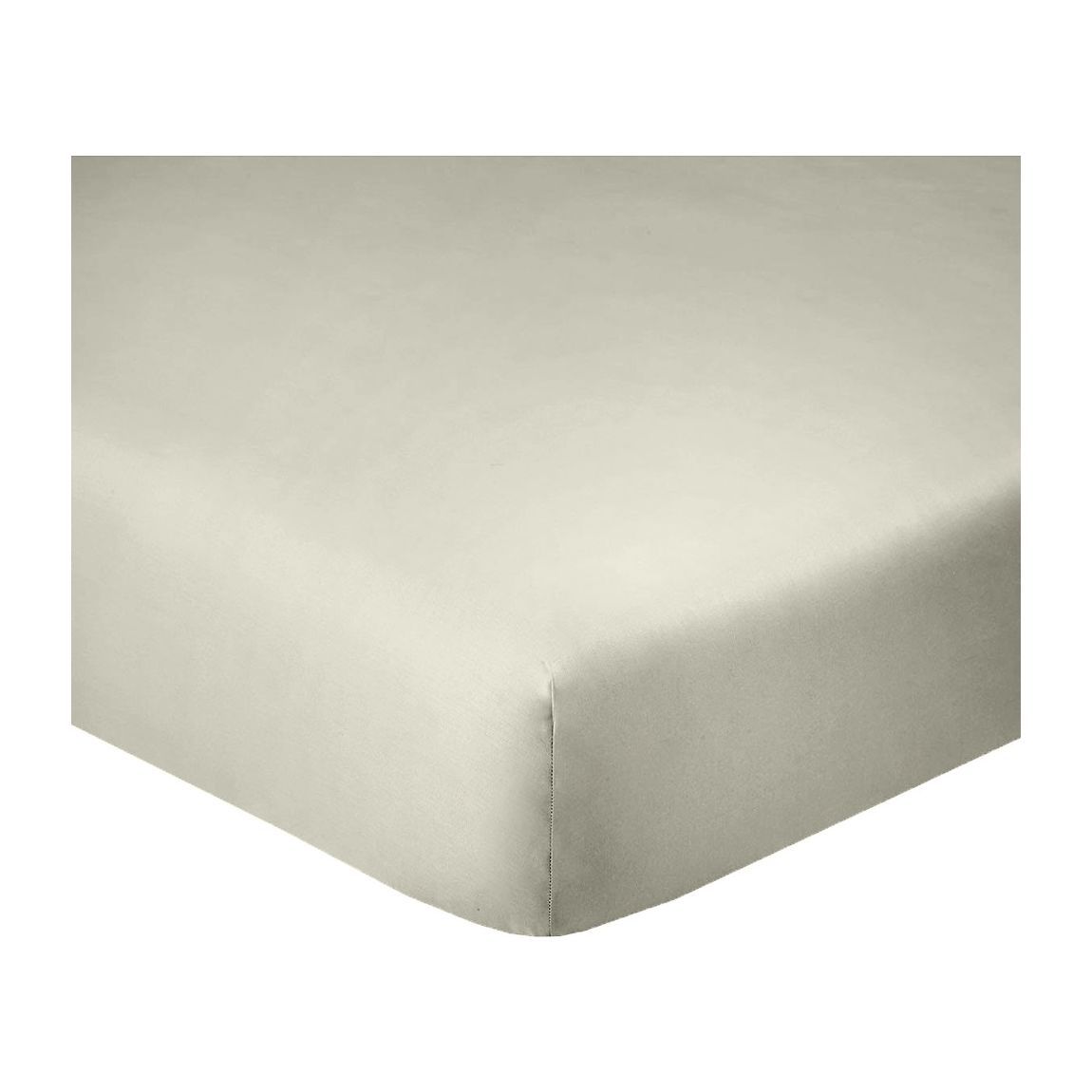 Drap Housse 100% Coton Grège main product photo