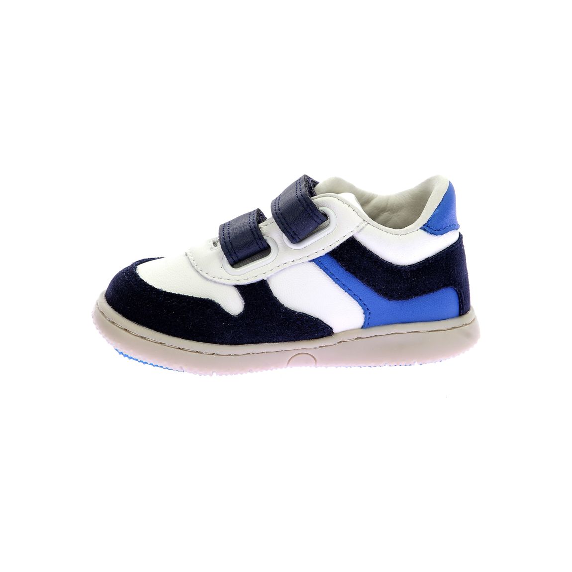 Basket Cuir Enfant Kickmotion Marine/Blanc/Bleu main product photo