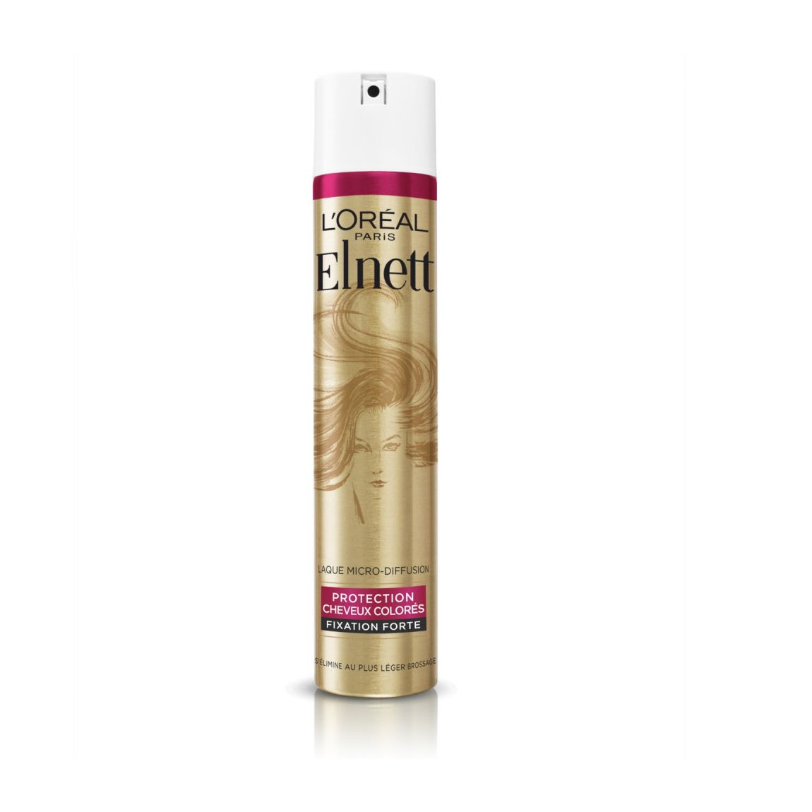 Laque Fixation Forte Elnett - Protection Cheveux Colorés main product photo