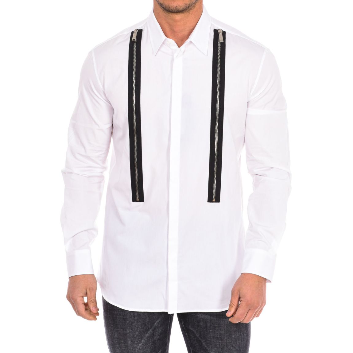 Chemise à manches longues pour homme S71DM0458-S36275 main product photo