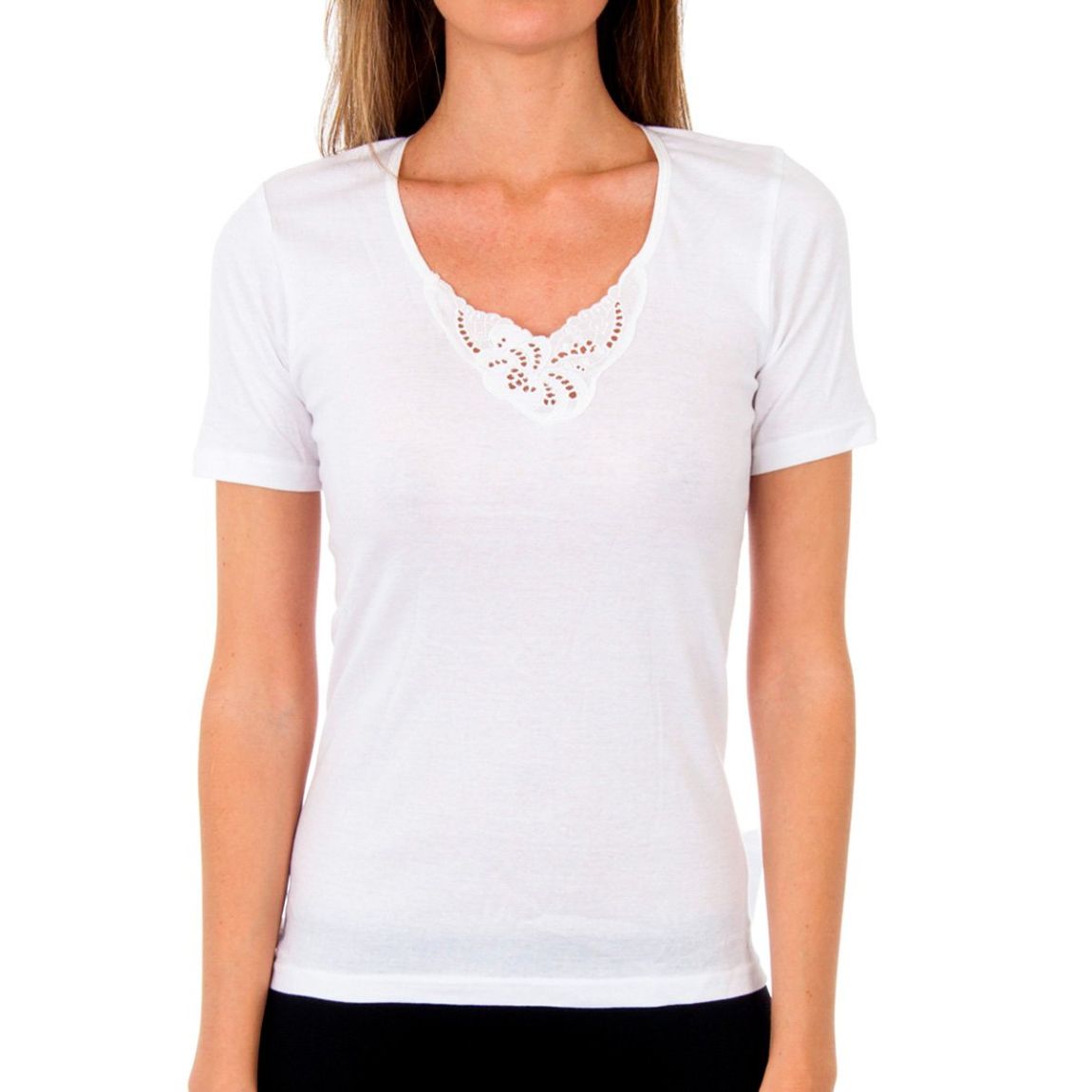 T-shirt à manches courtes femme Milan 4756 main product photo
