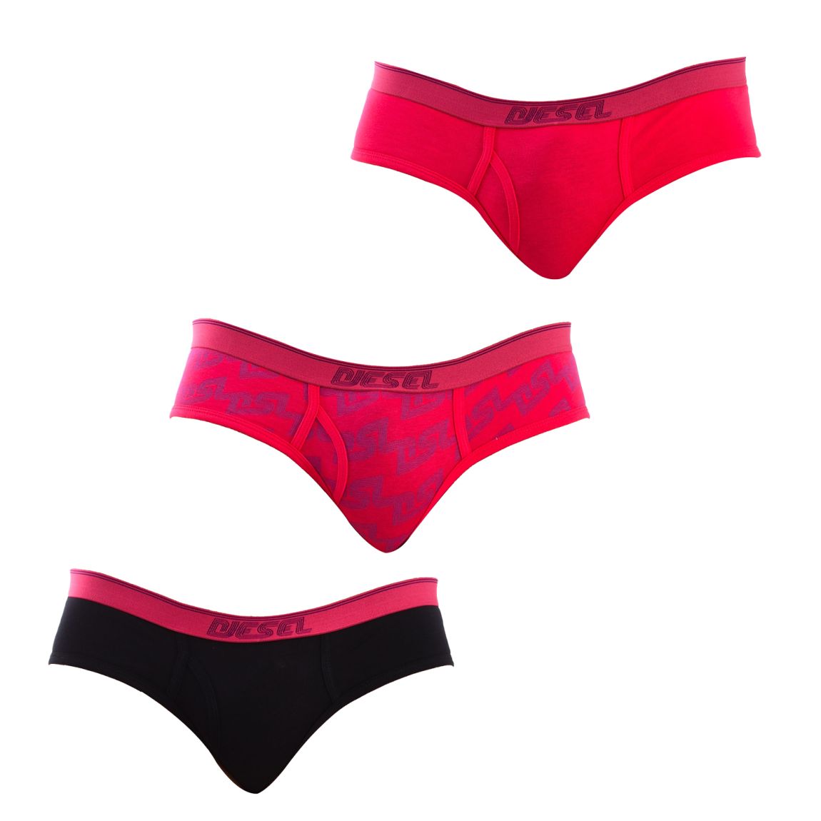 Lot de 3 slips en coton extensible A04030-0HJAQ femme main product photo