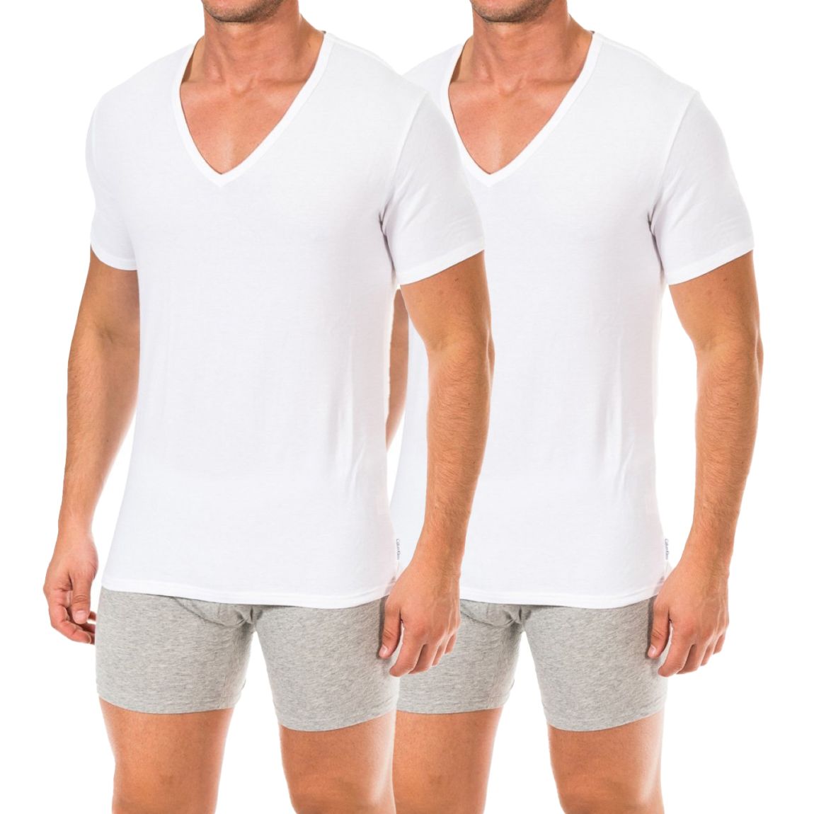 Lot de 2 débardeurs à manches courtes NB1089A pour homme main product photo