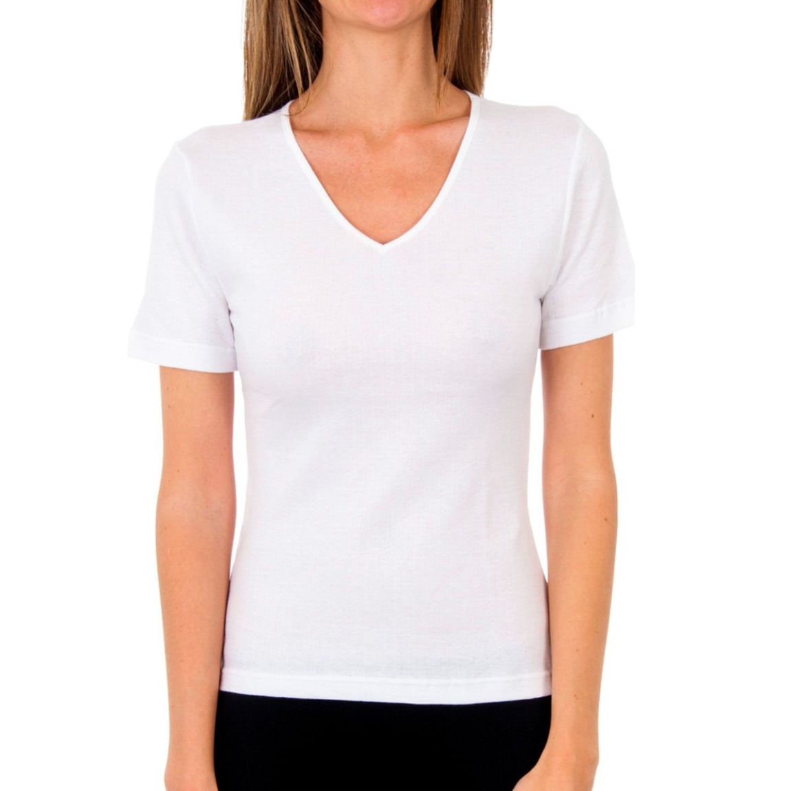 T-Shirt thermorégulateur manches courtes Natural Therm femme P04AN main product photo
