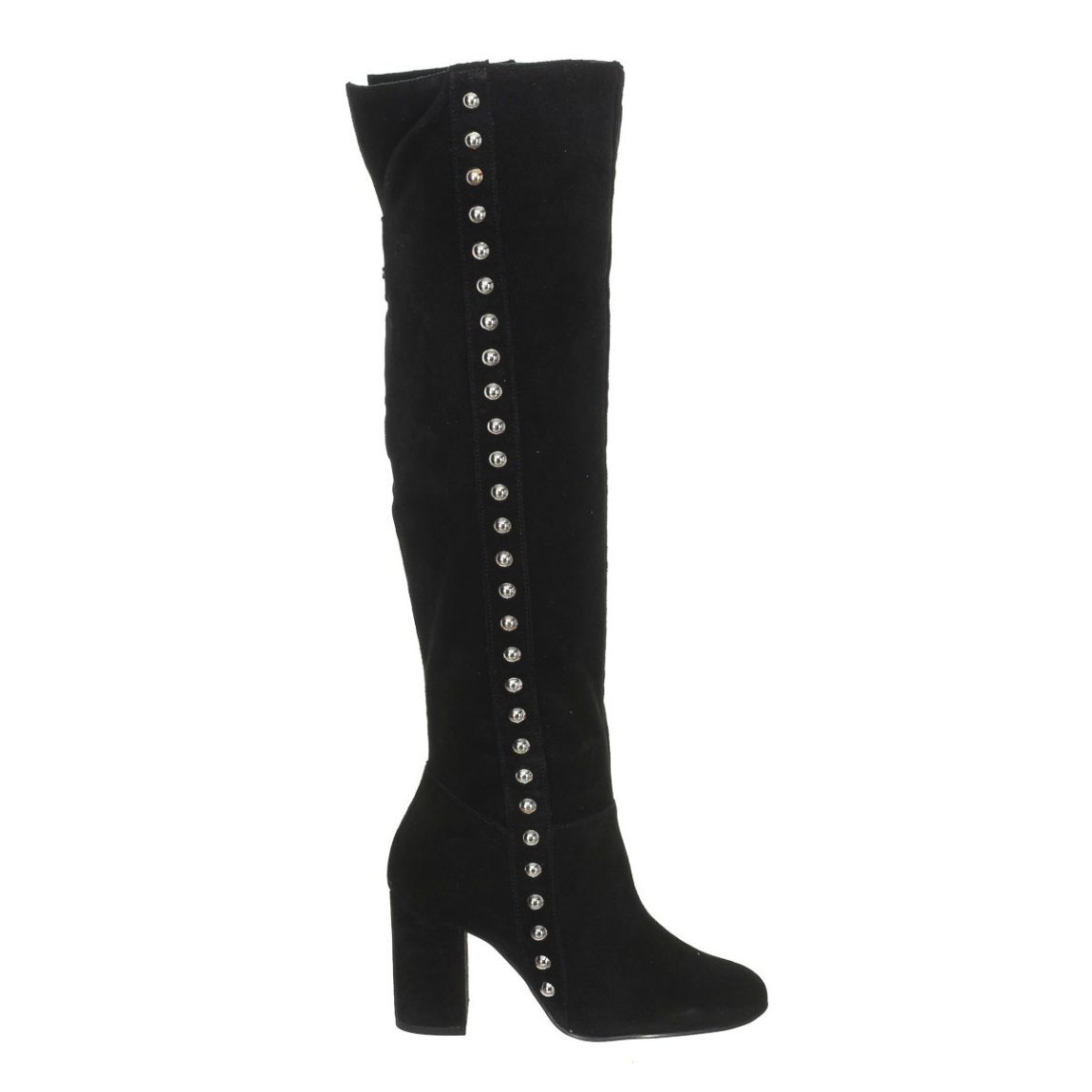 Bottines à talons en cuir finition suédé FLDAN3SUP11 femme main product photo