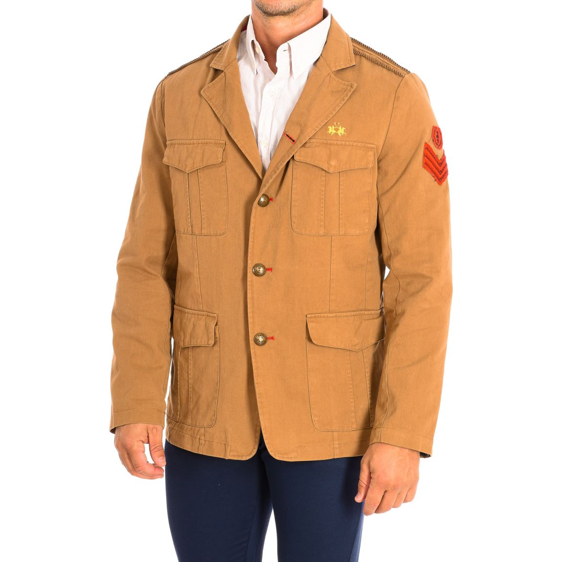 Veste coupe classique pour homme avec col à revers TMJE30-TW412 main product photo