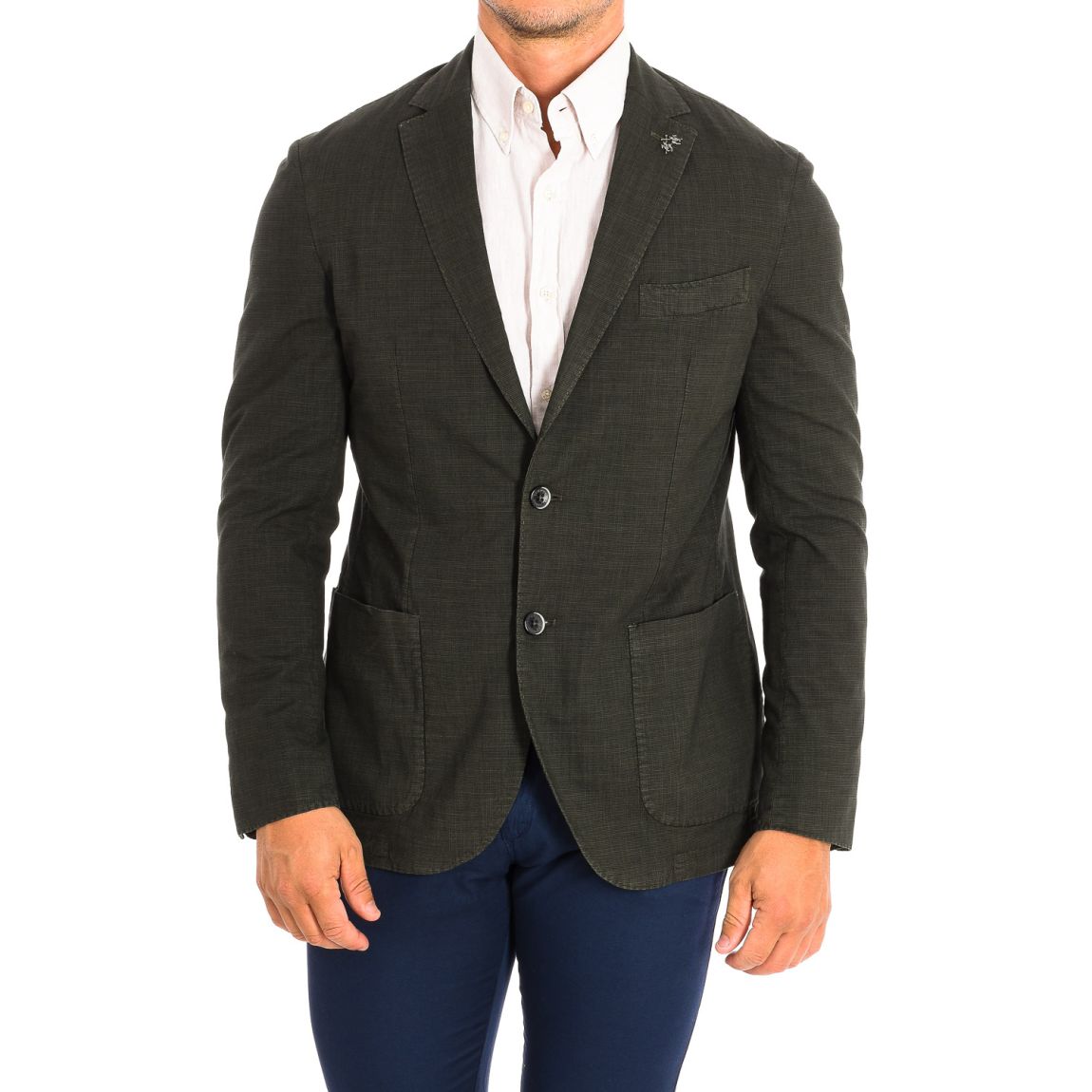 Blazer manches longues coupe régular PMJA03-TL219 homme main product photo