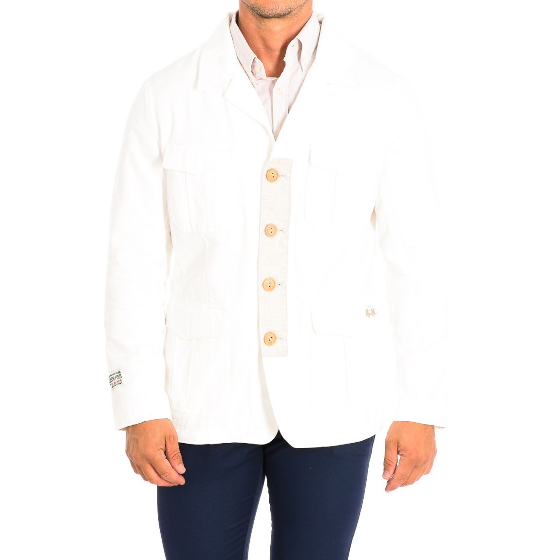 Veste homme à manches longues avec col à revers coupe classique TMJ001-TW408 main product photo