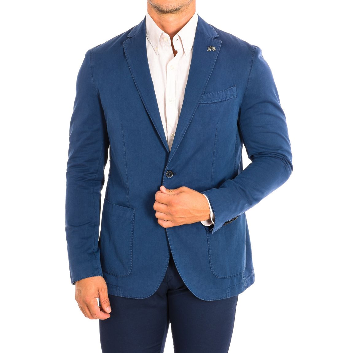 Blazer homme manches longues avec col revers LMJA01-TW250 main product photo