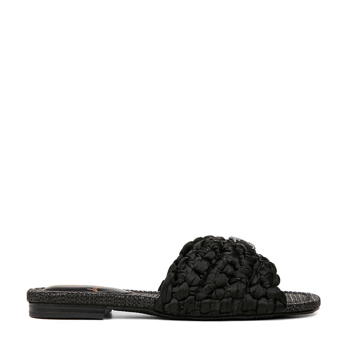 Sandales Plates Bridget Noires Pour Femmes main product photo