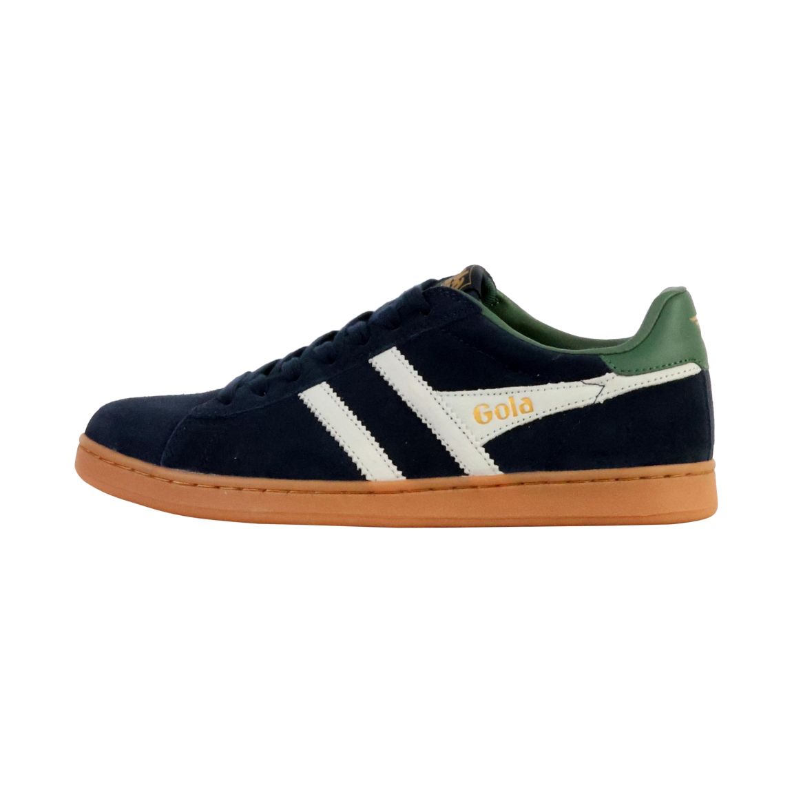 Basket Cuir Equipe II Suede Navy-Smoke-Green main product photo