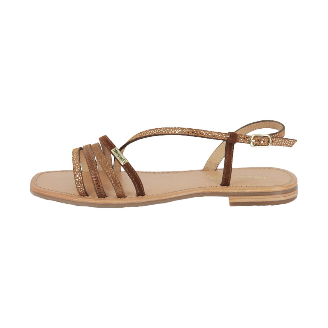 Sandales Cuir Par M.Belarbi Hudel Caramel multi main product photo