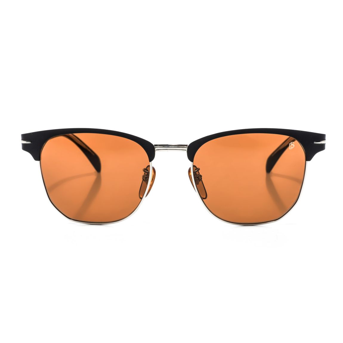 Lunettes de soleil ovales en métal pour homme 7057FS main product photo