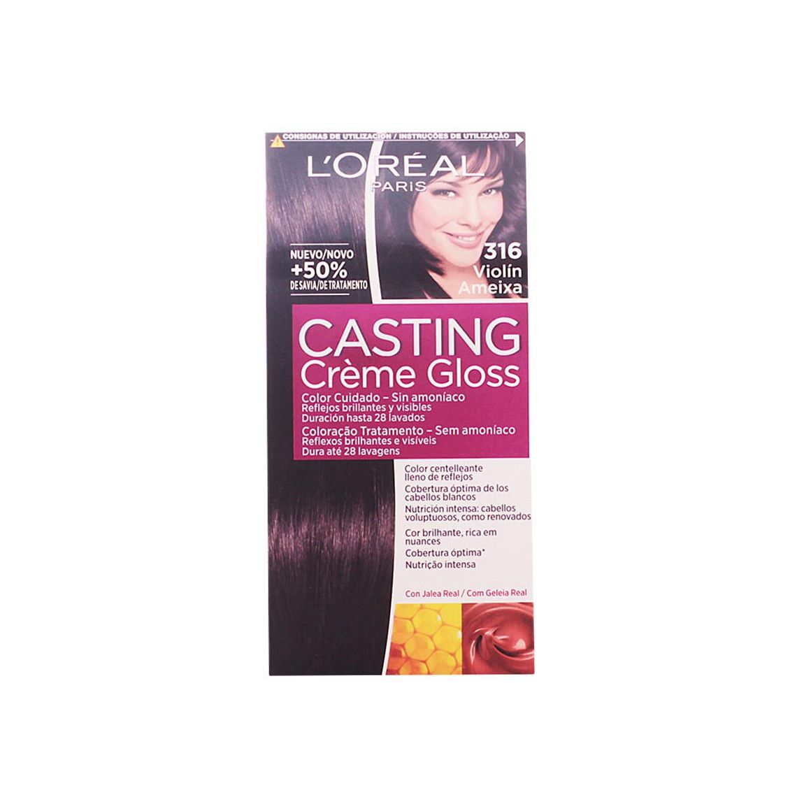 Coloration Permanente Casting Creme Gloss - 316 Prune Exquise main product photo