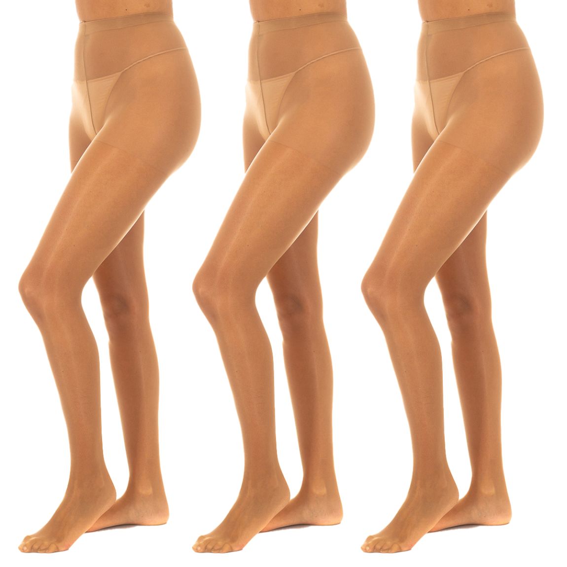 Pack-3 culottes Lycra 15 Den DANAE15 femme main product photo