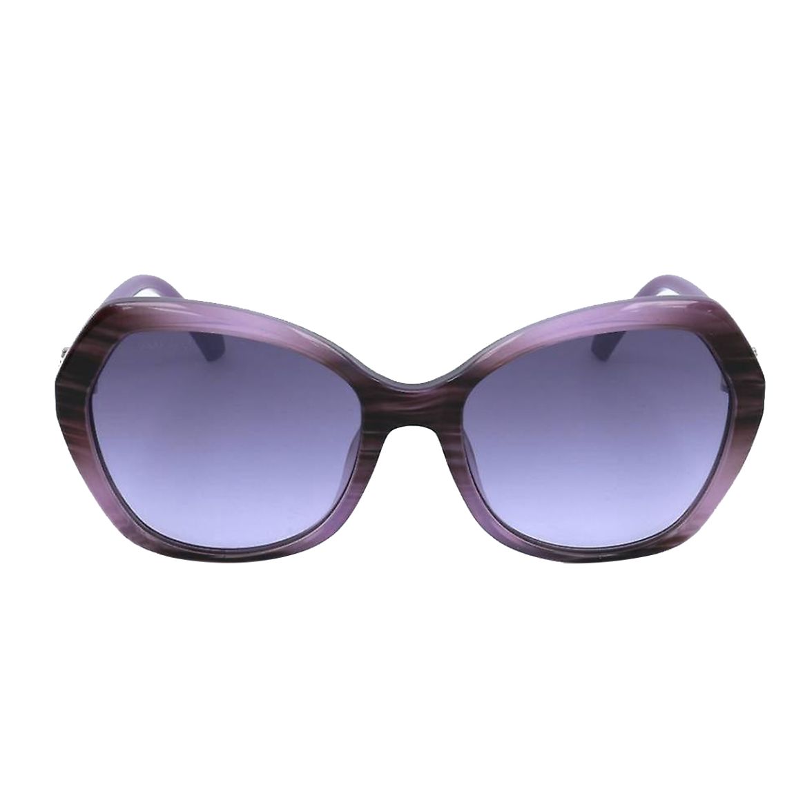 Lunettes de soleil géométriques en acétate SK0165 pour femme main product photo