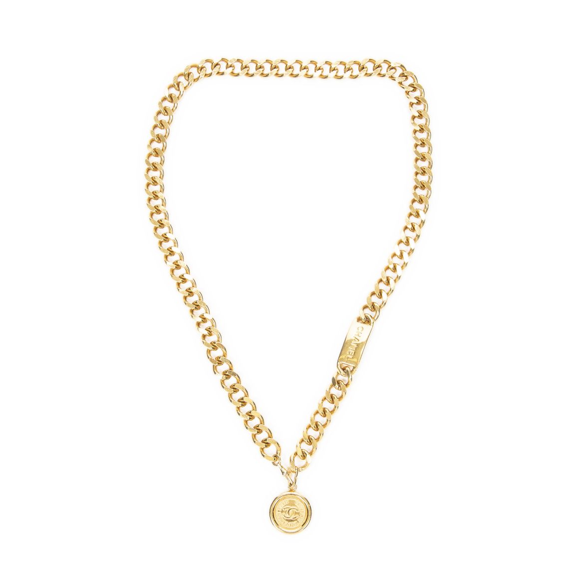 Chanel CC Medallion Chain Belt en Or main product photo