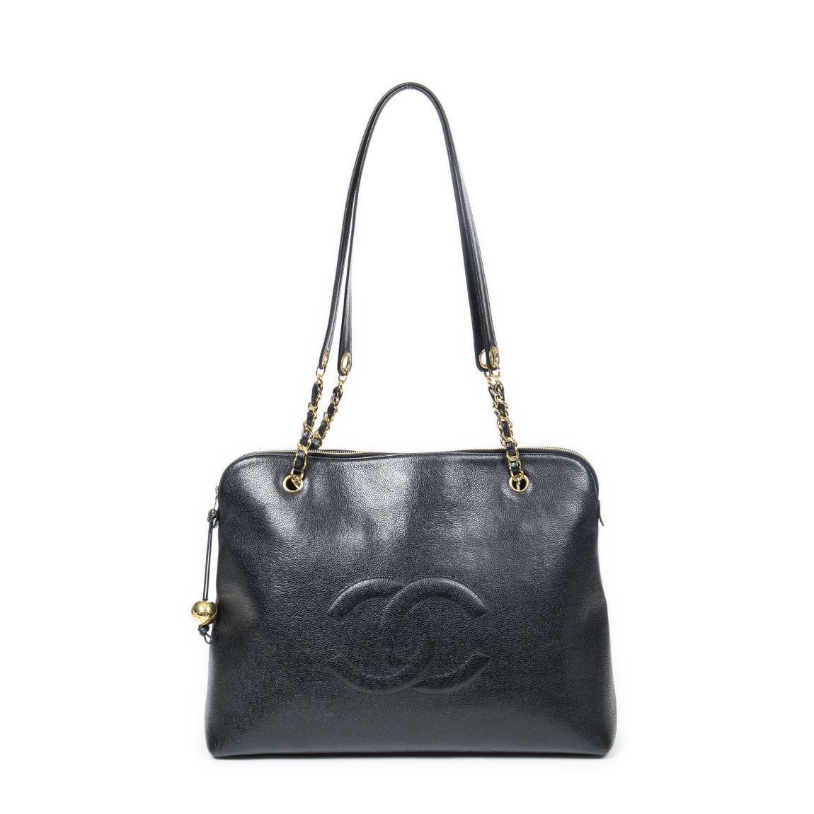 Chanel Timeless Dome Chain Tote en Noir main product photo