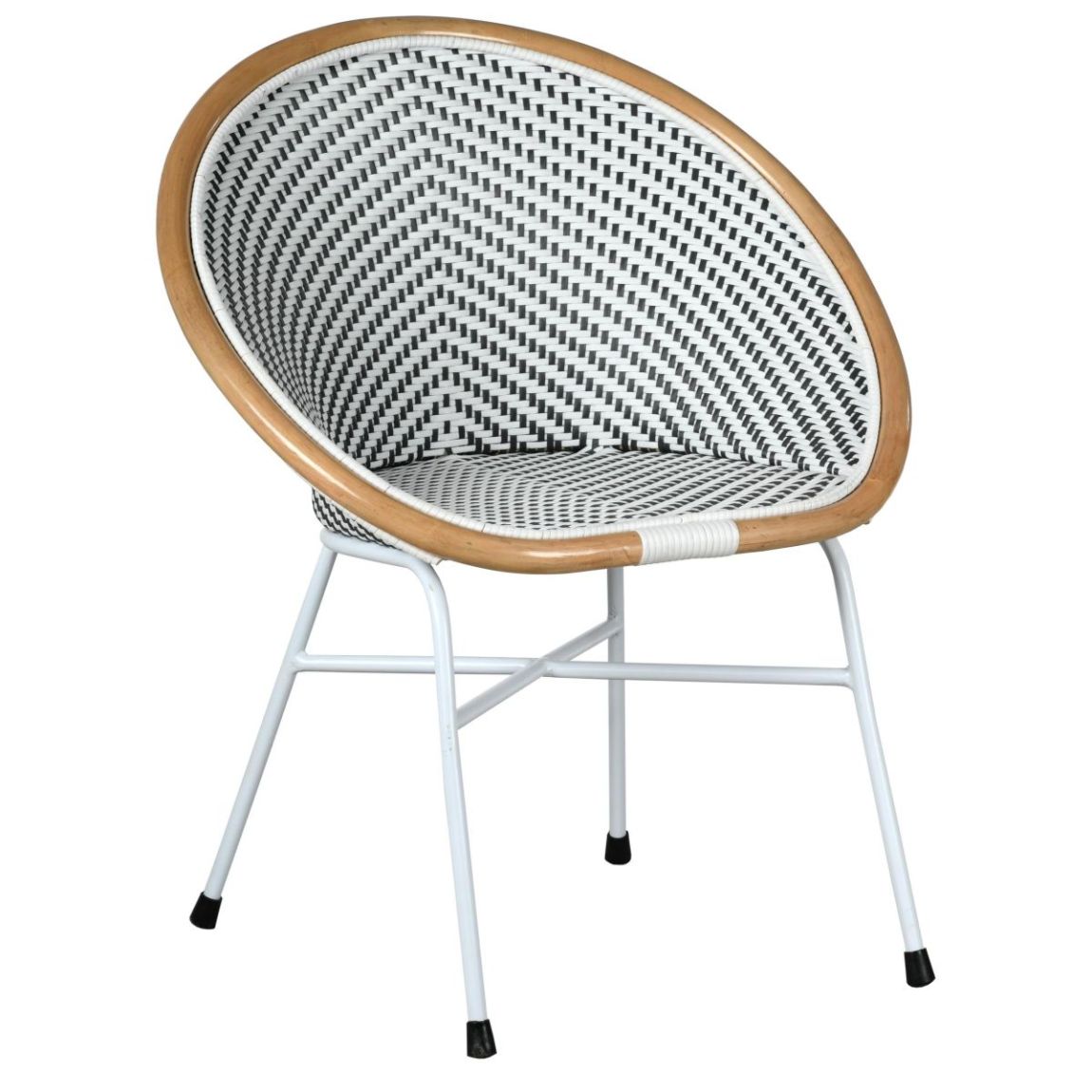Fauteuil en rotin synthétique Ode main product photo