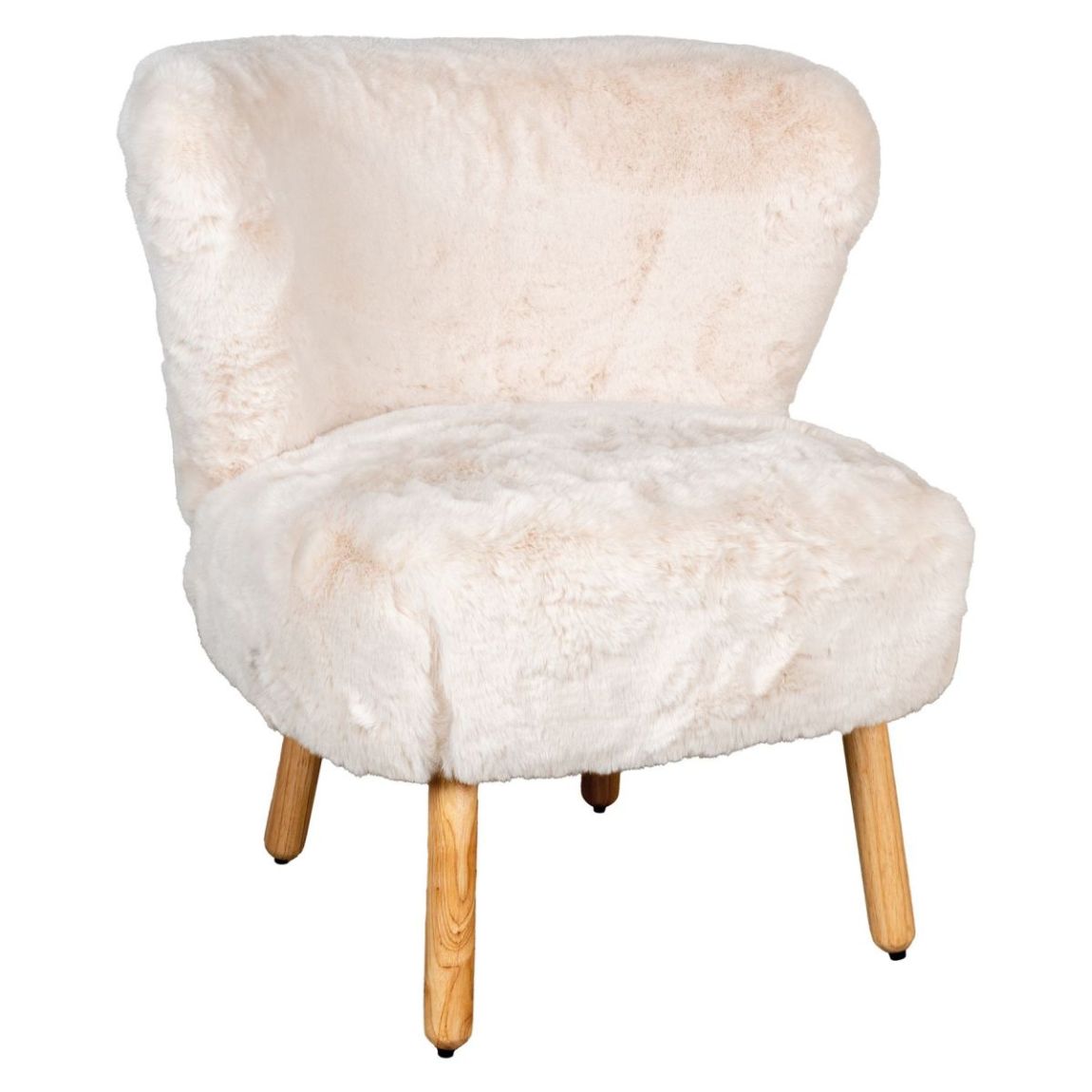Fauteuil effet fourrure blanche Petit main product photo