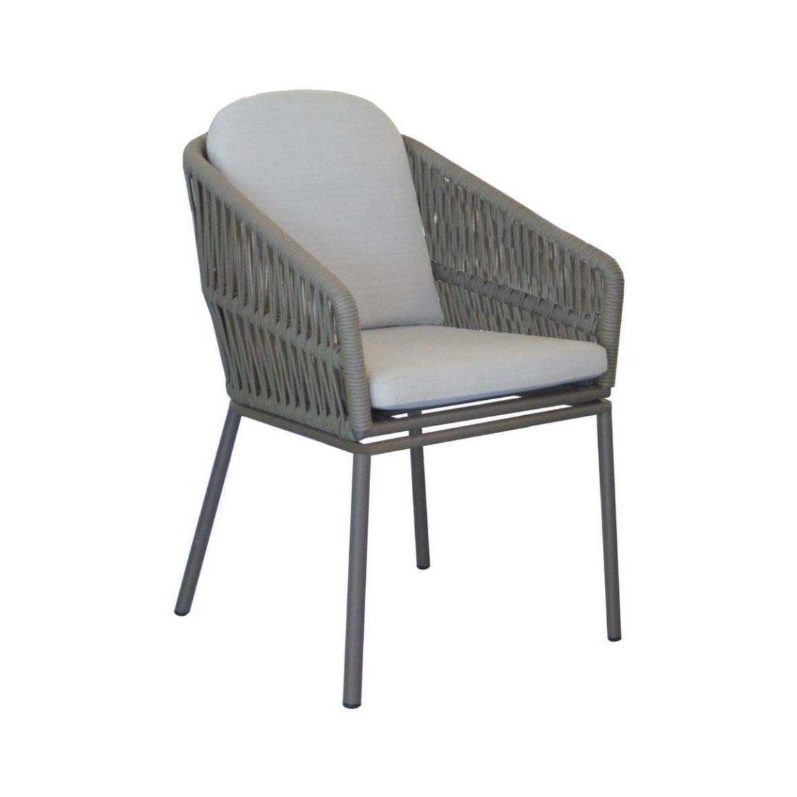 Fauteuil de jardin en aluminium et résine synthétique Iris main product photo