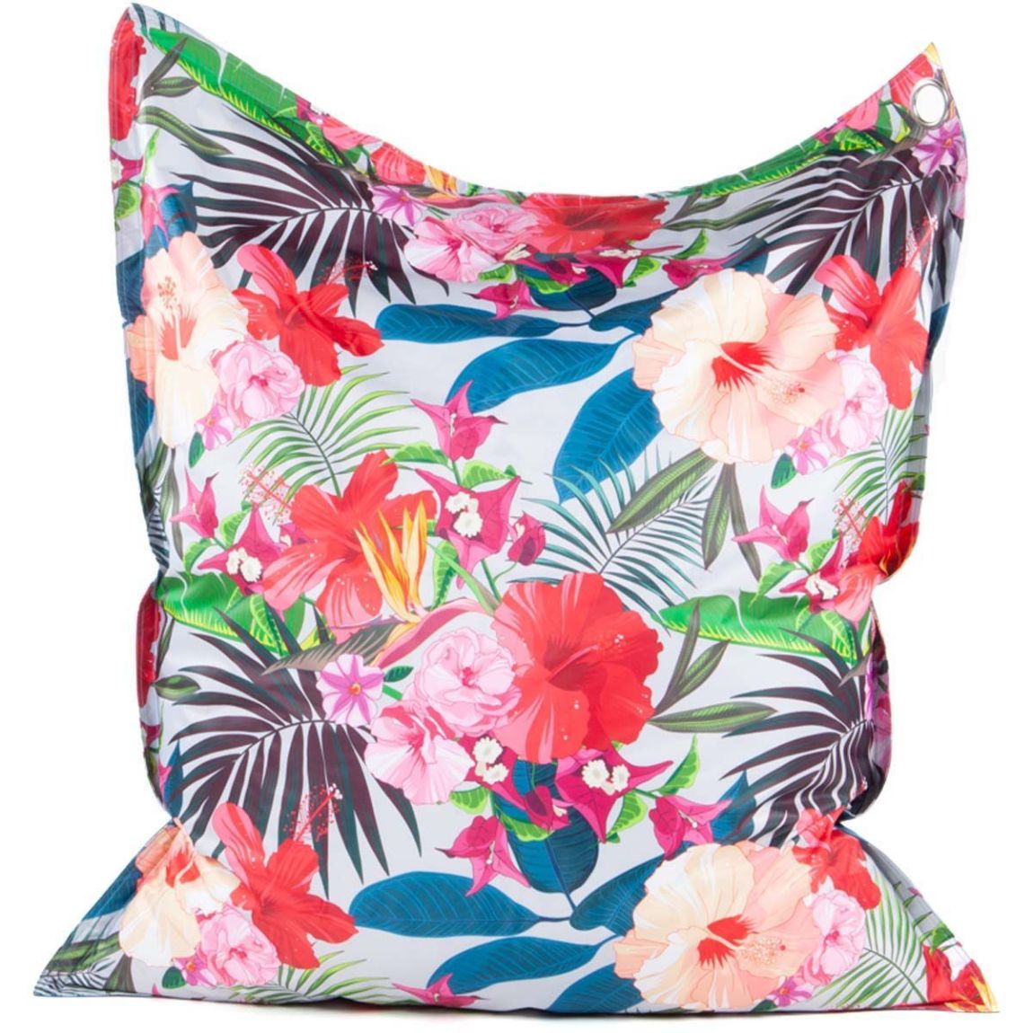 Maxi coussin imprimé intérieur extérieur 110 x 130 cm Bali main product photo