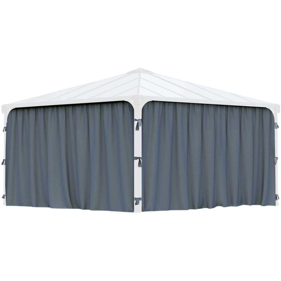 Rideaux pour tonnelles de jardin carrées Palermo main product photo