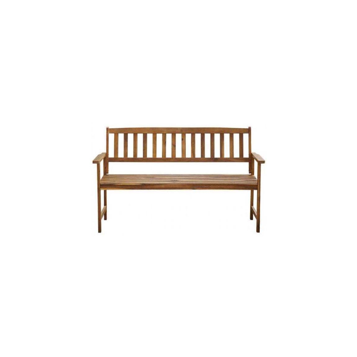 Banc de jardin en acacia massif Natura main product photo