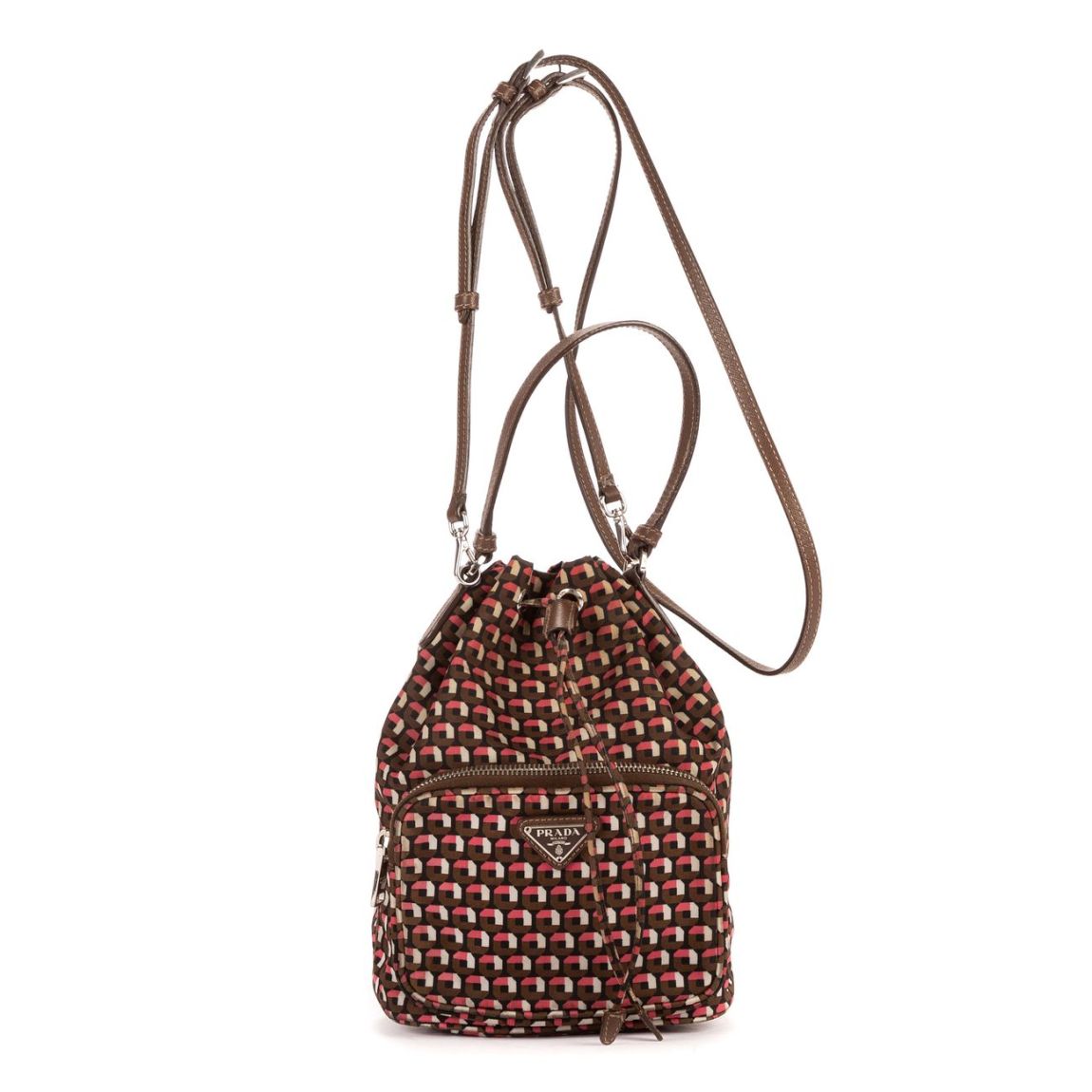Prada Bucket Bag en Tessuto brun main product photo