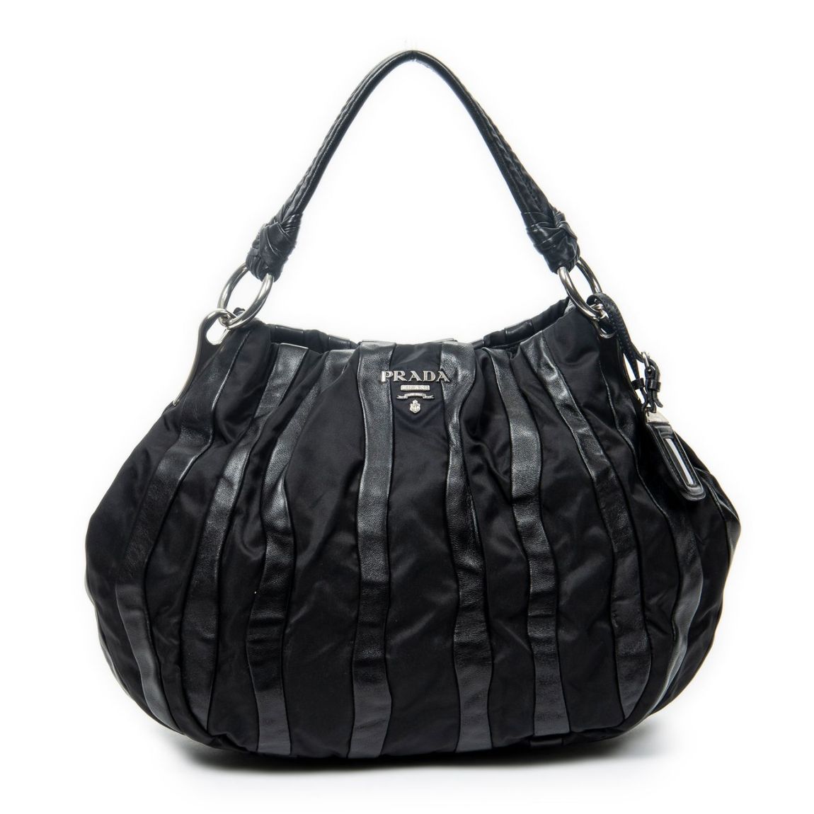 Prada Mordore Hobo en Noir main product photo