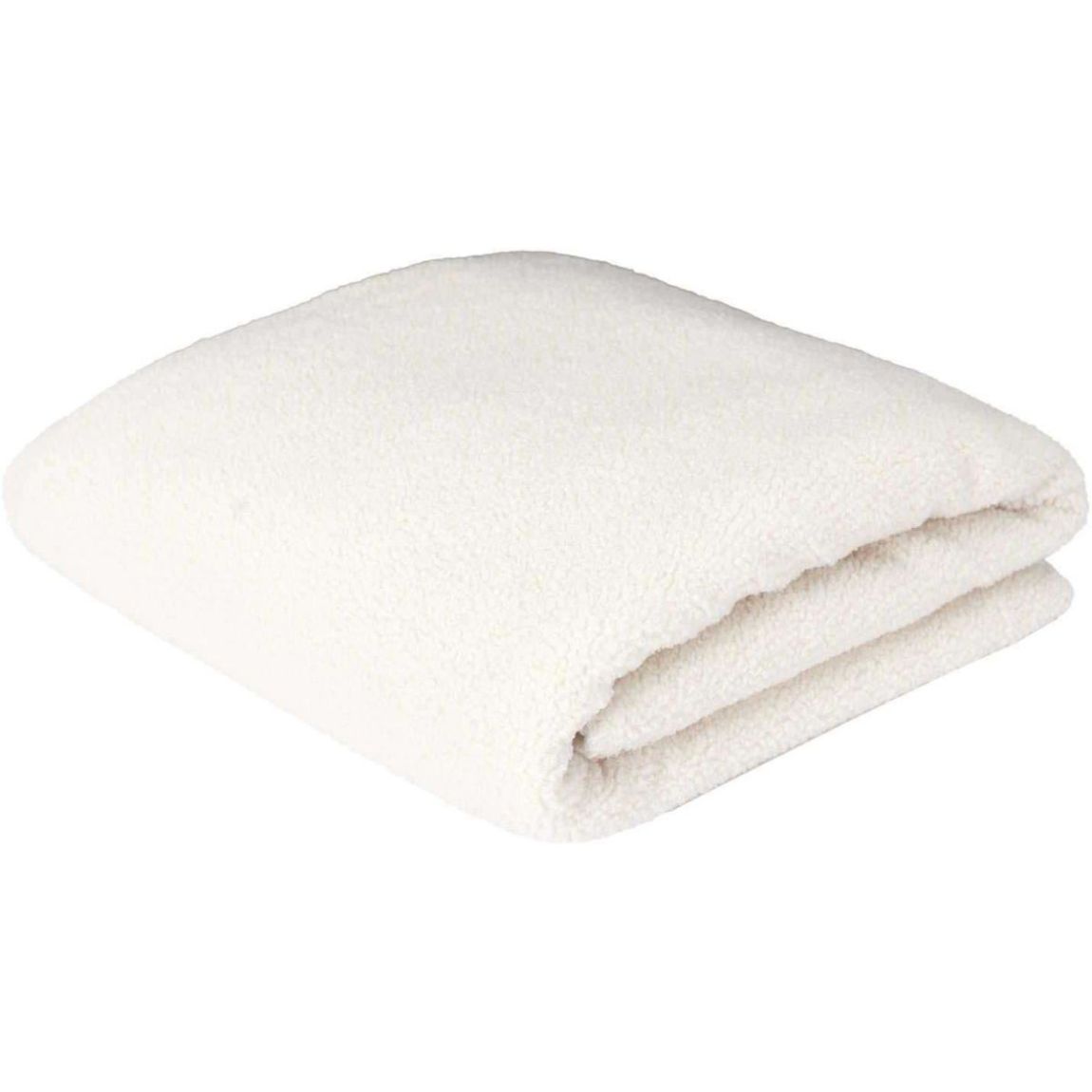 Plaid en polyester doublure sherpa Boucle 120 x 150 cm main product photo