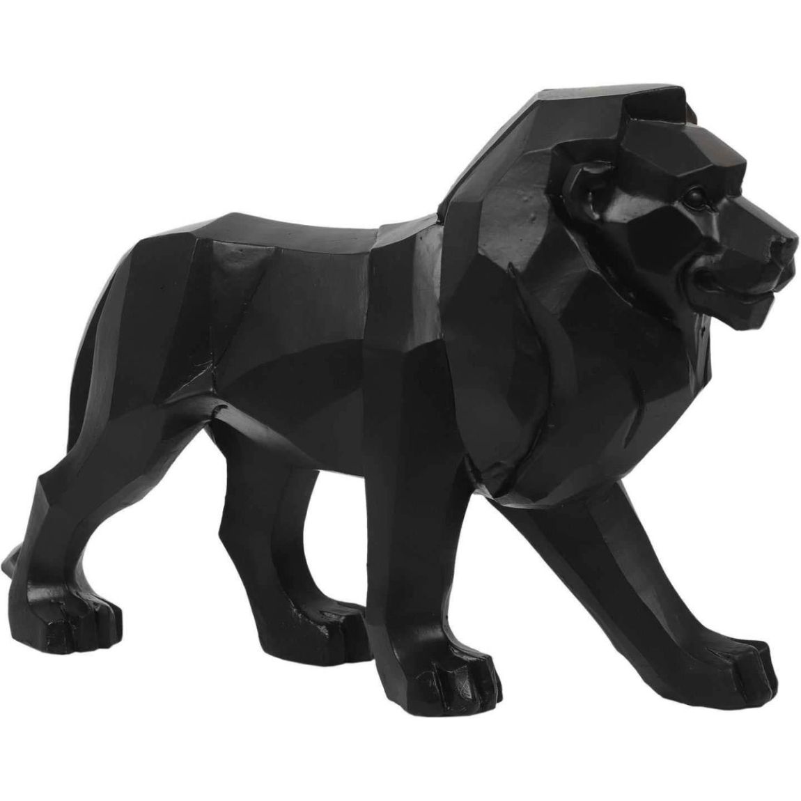 Lion origami en polyrésine 36 cm main product photo