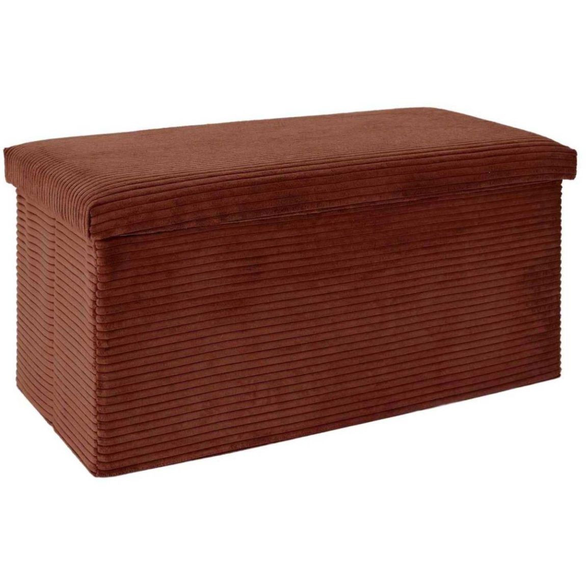 Coffre banc pliable en velours côtelé Scott main product photo