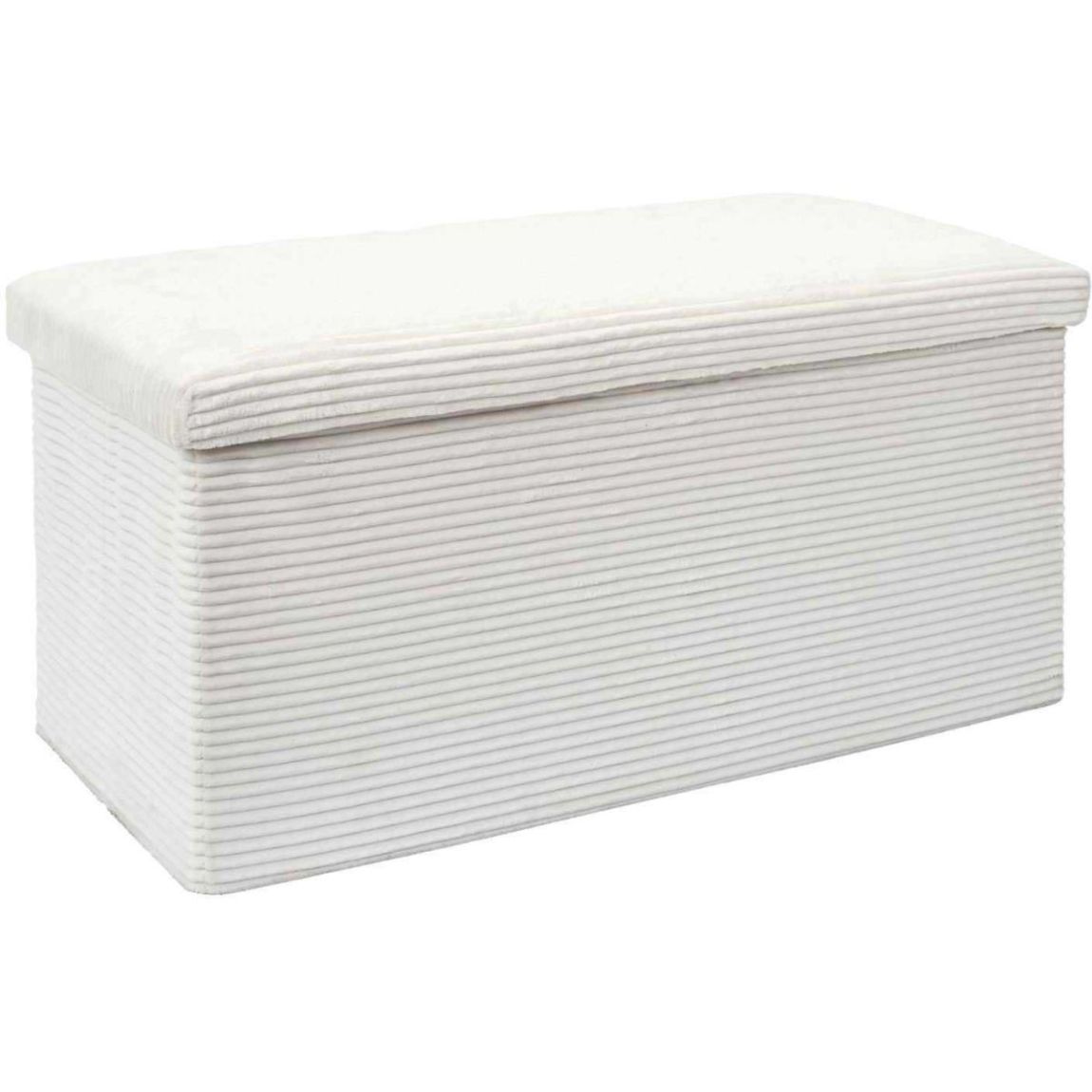 Coffre banc pliable en velours côtelé Scott main product photo