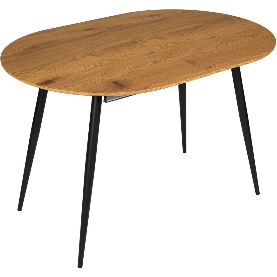 Table repas extensible en métal et bois 4 à 6 personnes main product photo