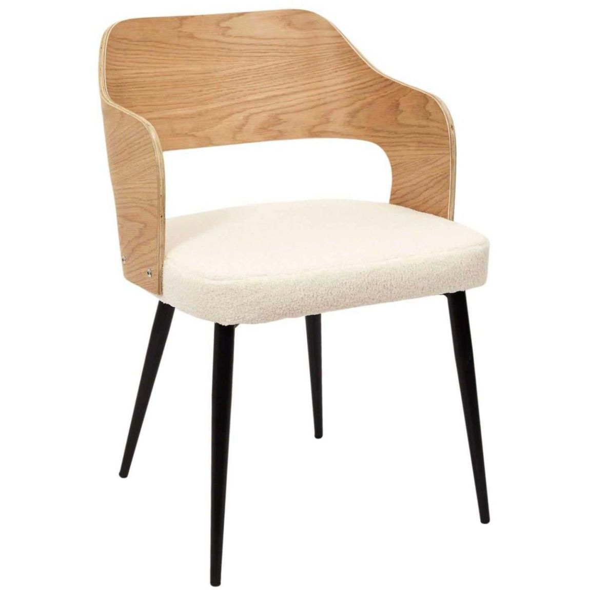 Fauteuil assise bouclette Loki main product photo