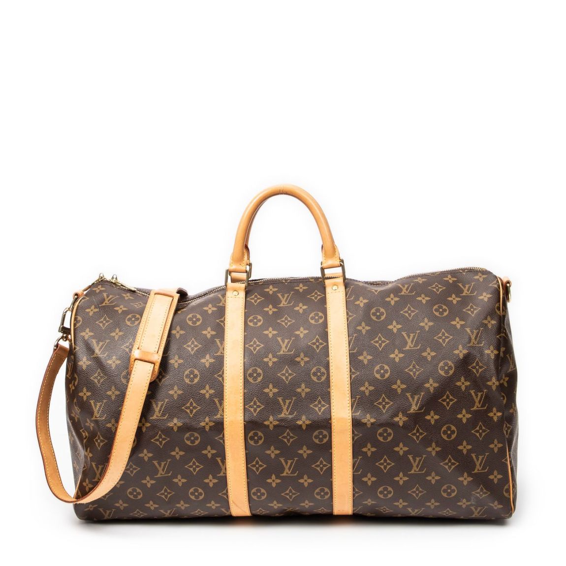 Louis Vuitton Keepall Bandouliere 50 en Marron main product photo
