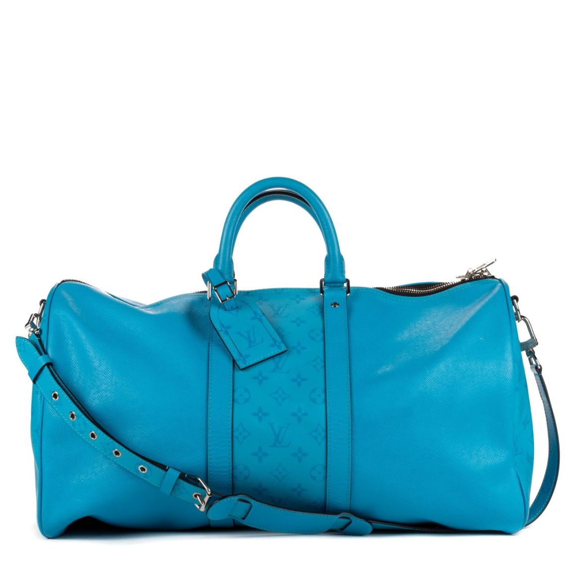 Louis Vuitton Ltd. Ed. Taigarama Keepall 50 en Turquoise main product photo