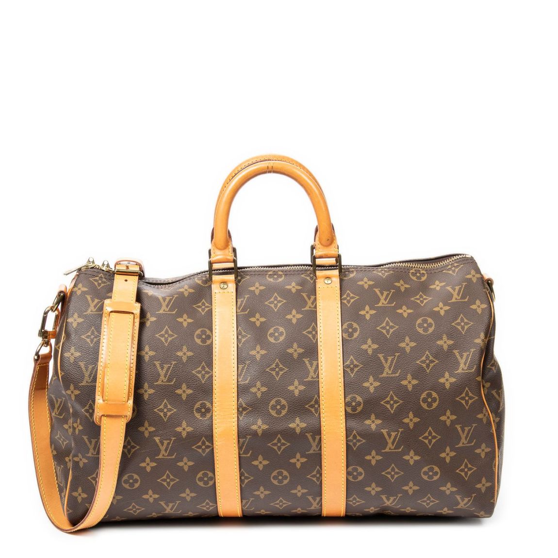 Louis Vuitton Keepall Bandouliere 45 en Marron main product photo