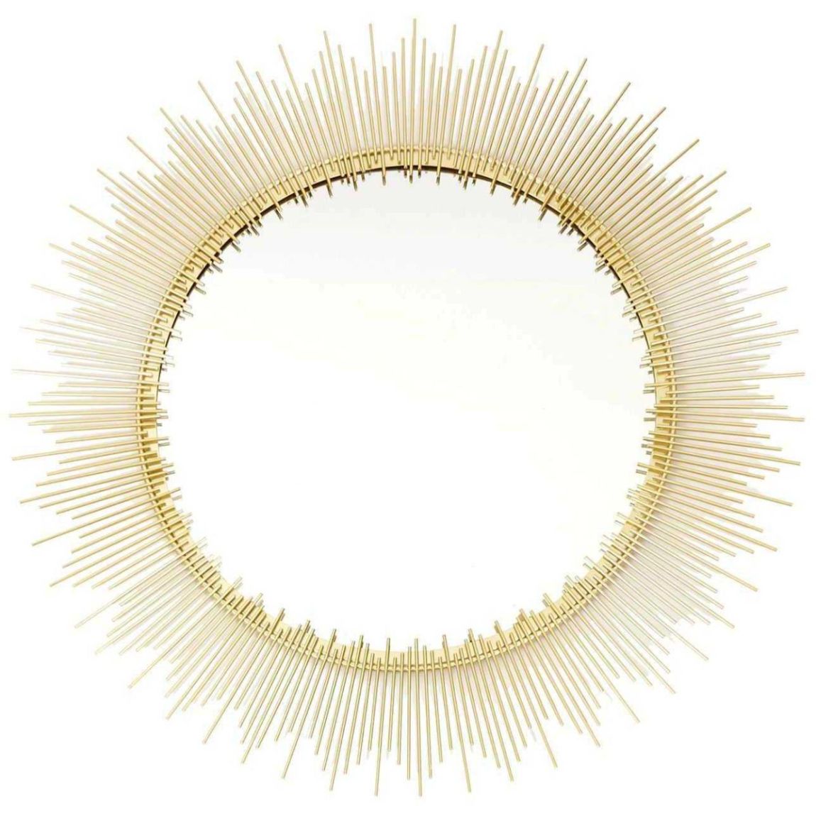 Miroir en métal doré Soleil 90 cm main product photo