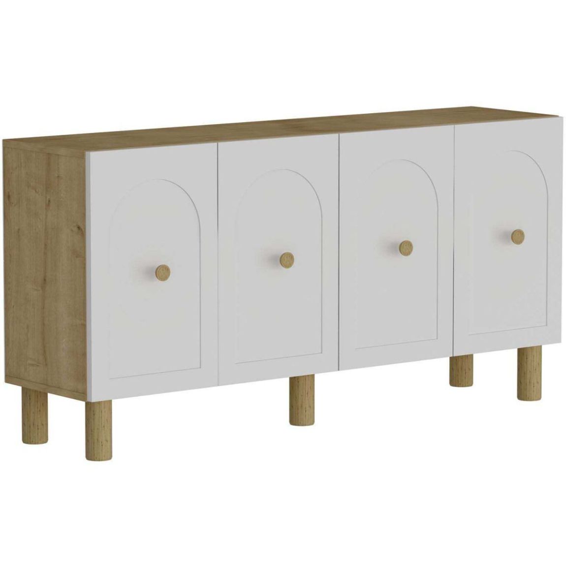 Buffet 4 portes en aggloméré Notre Bohem main product photo