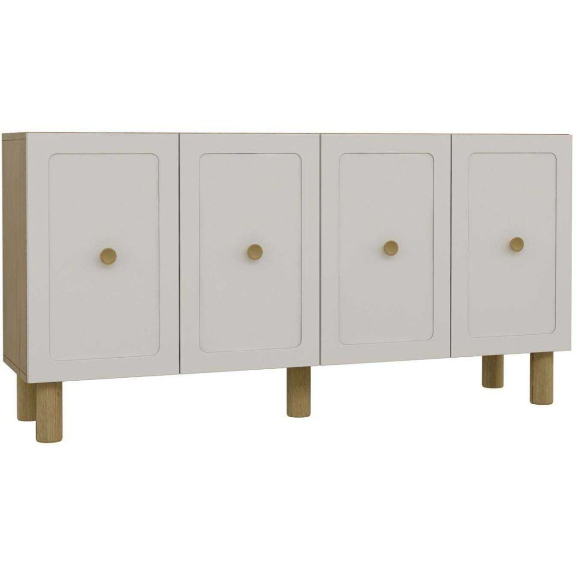 Buffet 4 portes en aggloméré Rosalinda main product photo