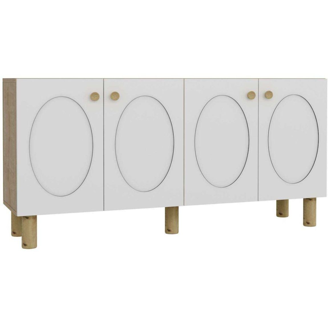 Buffet 4 portes en aggloméré Elisa Bohem main product photo